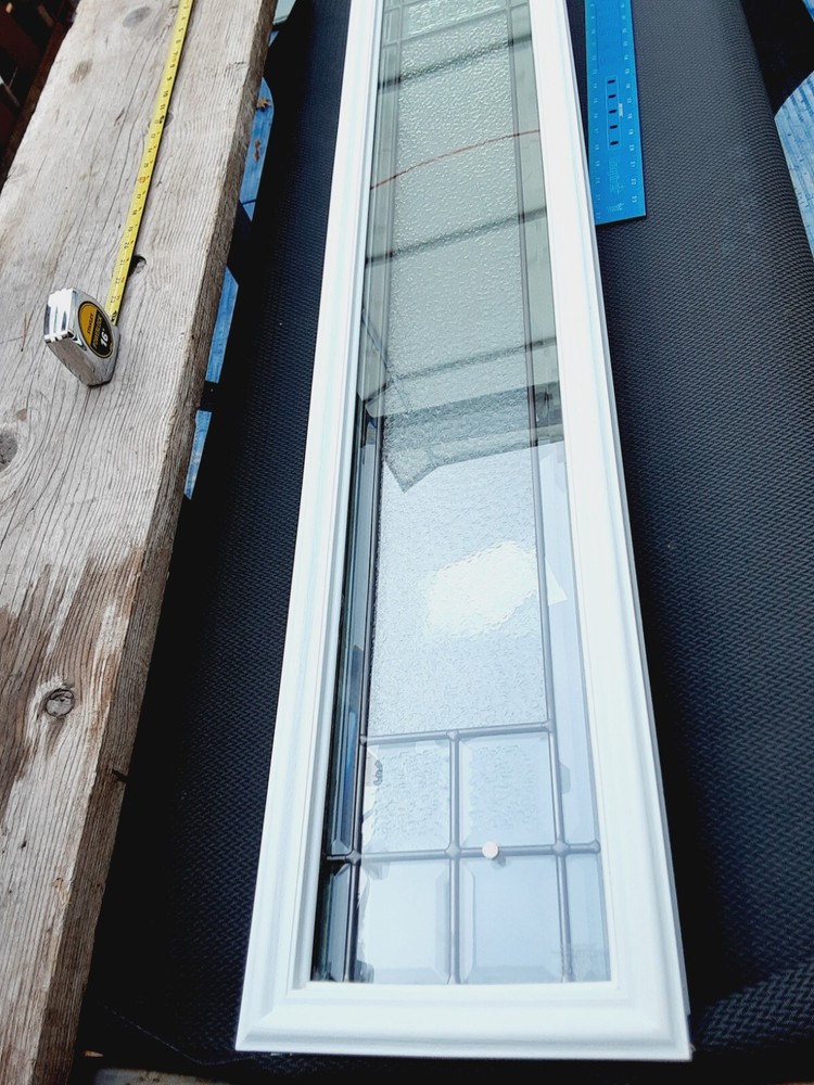 Decorative entryway door window glass replacement kit side lite light leaded