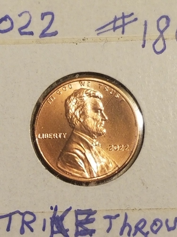 2022 Lincoln Cent Double die Obverse"ASSASSINATiON VARIETY "
