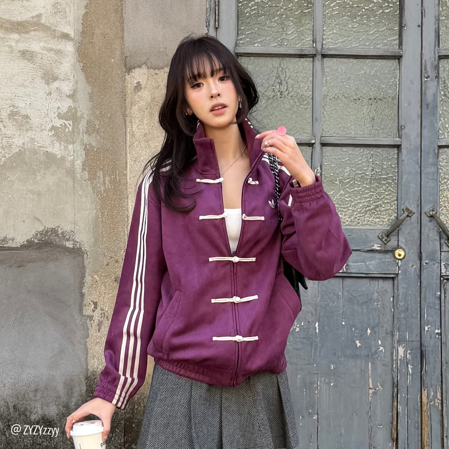 Adidas ORIGINALS CTT Chinese Jacket Purple Unisex NEW RARE LIMITED EDITION XL