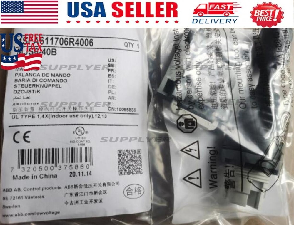 1pcs ABB Joystick Switch Handle MJS6-40B