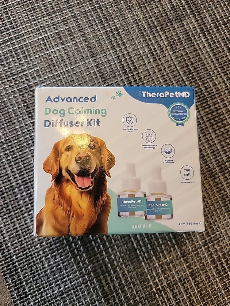 TheraPet MD Advanced Dog Calming Diffuser Kit 30 Days 2 Refills Only No Diffuser