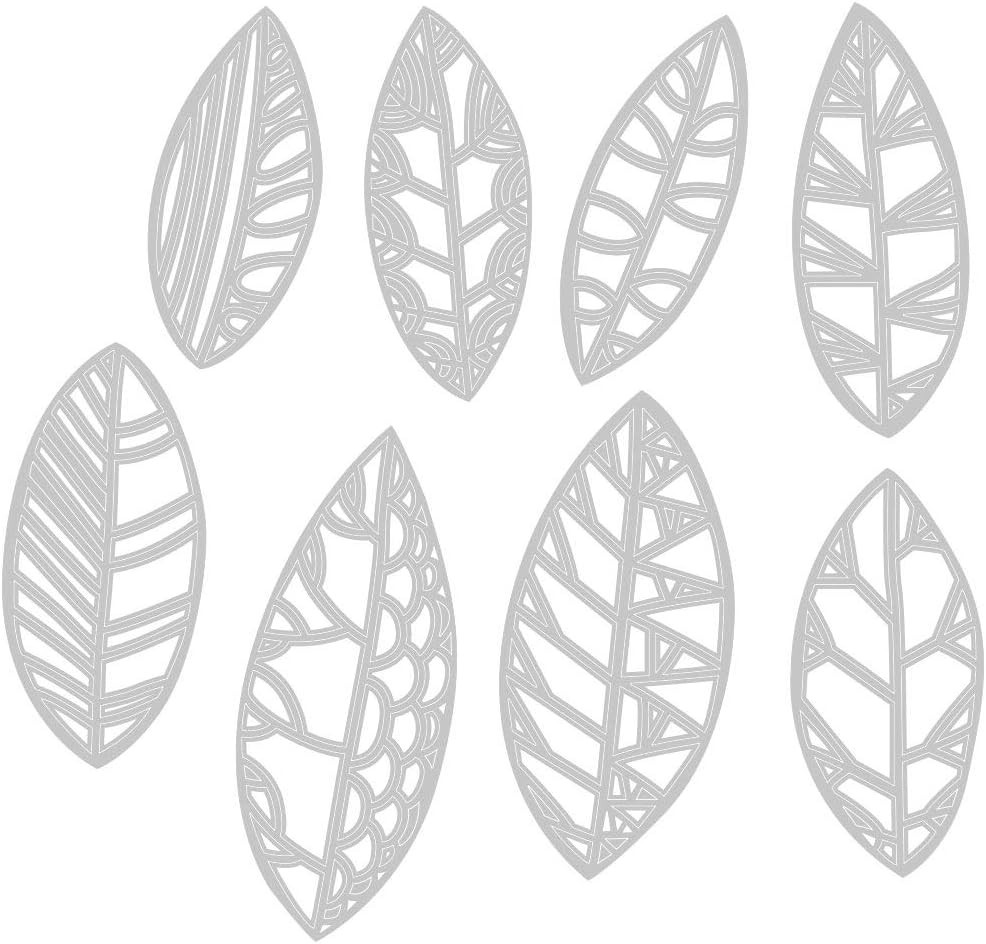 Cut Out Leaves Sizzix Thinlits Thin Metal Leaf Die Set by Tim Holtz 664431 NEW