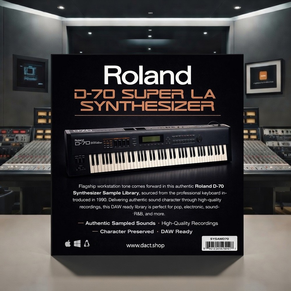 Roland D-70 Synthesizer Sample Library