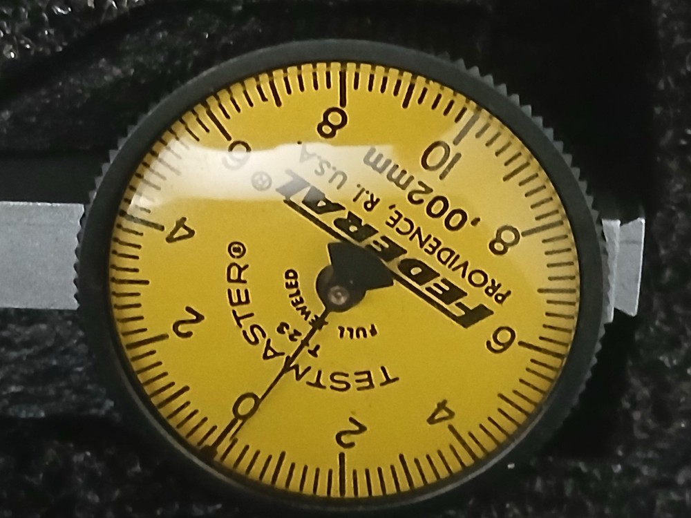 FEDERAL TESTMASTER DIAL TEST INDICATOR .T23 0.002mm