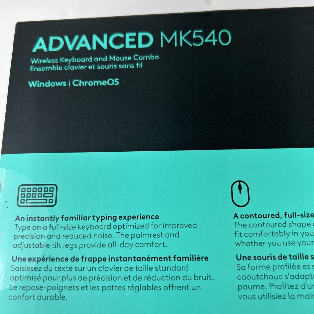 Logitech Advanced MK540 Keyboard Mouse Combo New