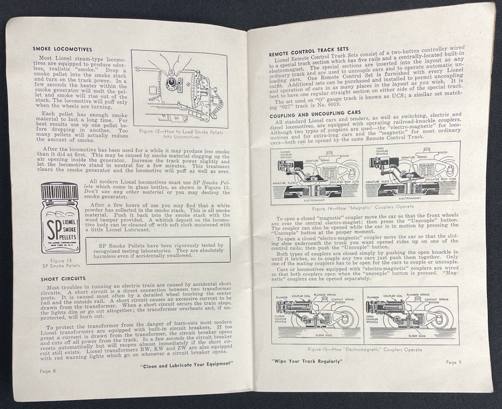 Instructions for Assembling and Operating Lionel Trains 1951