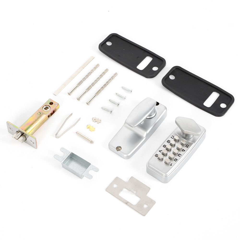 Digital Mechanical Door Lock Keyless Entry Exterior Combination Code Waterproof