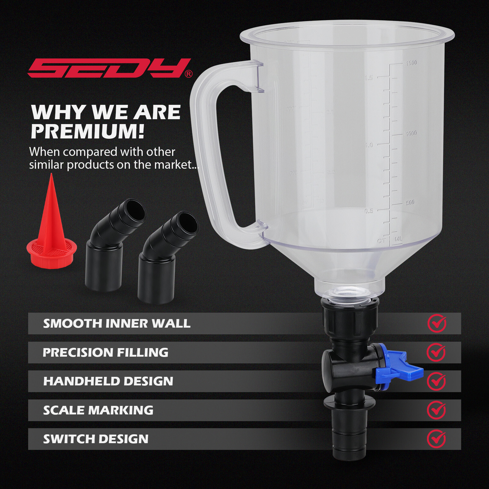 17pcs Multi-Application Oil Funnel Set For Toyota Lexus Mazda Ford Volvo Audi GM