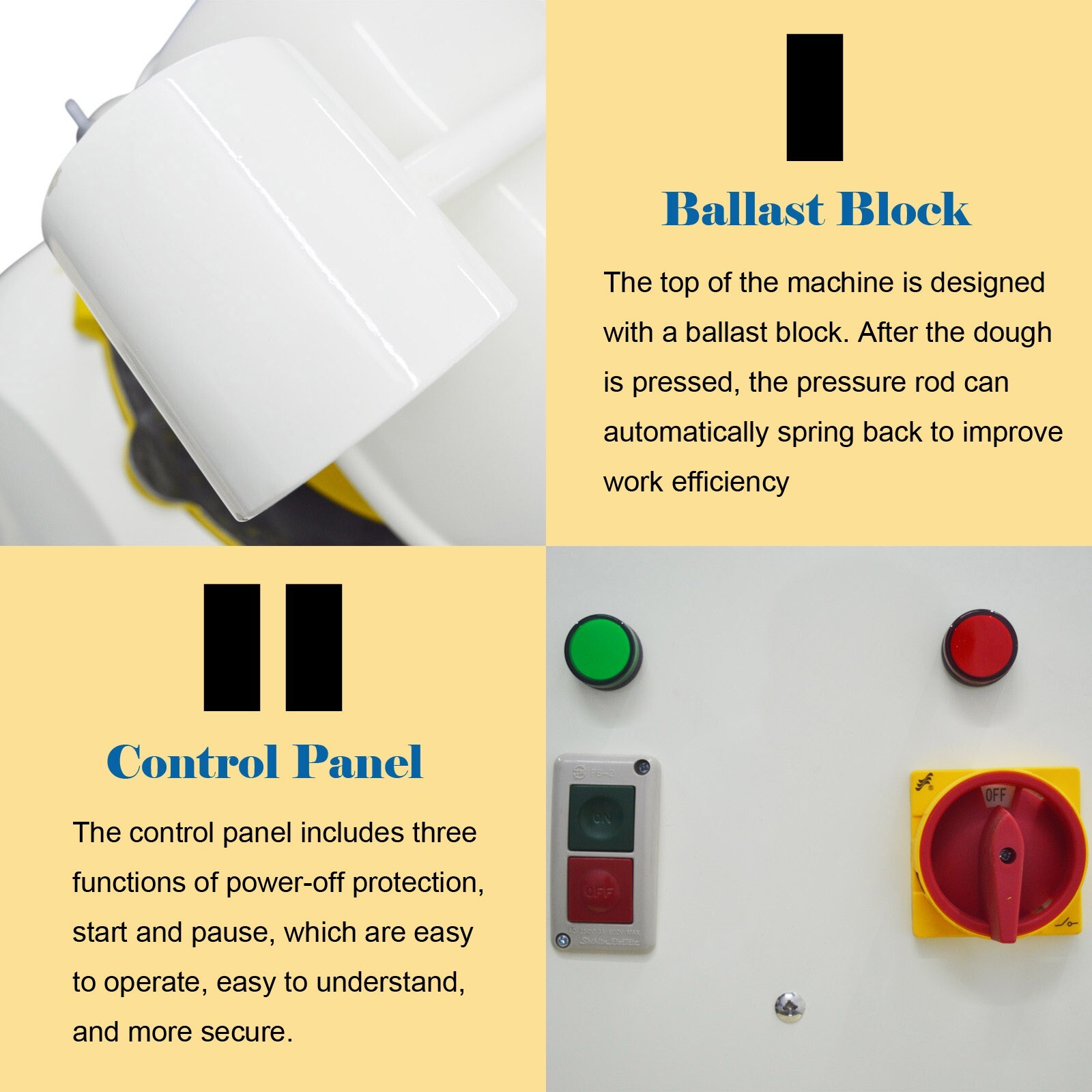 26 PCS Dough Divider and Rounder Commercial Dough Cutter Bakery Bread Maker 110V