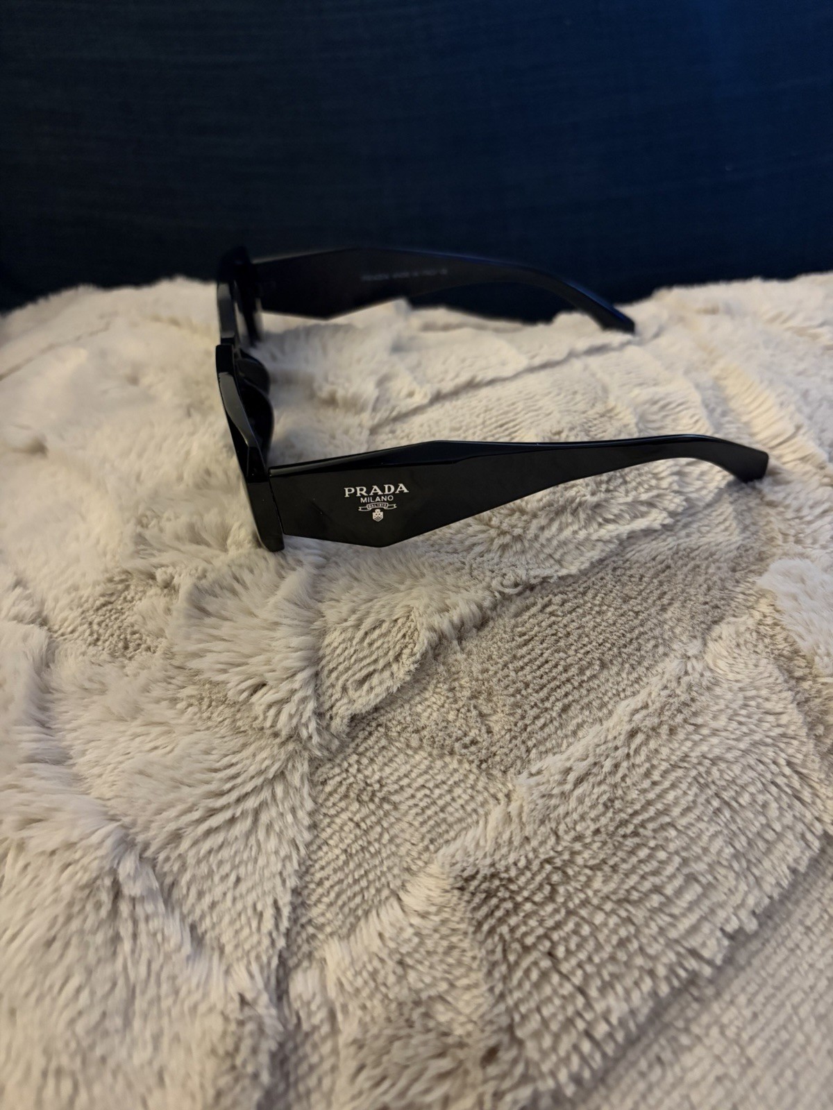 PRADA Milano Unisex Sunglasses Black Lens