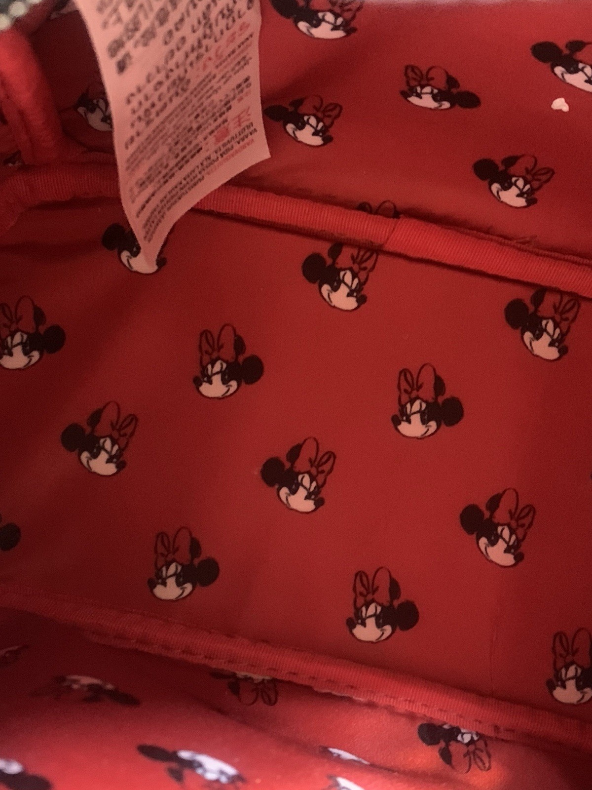 Disney Parks Eyelash Minnie Mouse Polka Dot Loungefly Mini Backpack Black NWOT