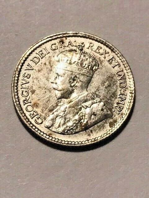 1918 Canada 5 Cents Silver VF+ #12430