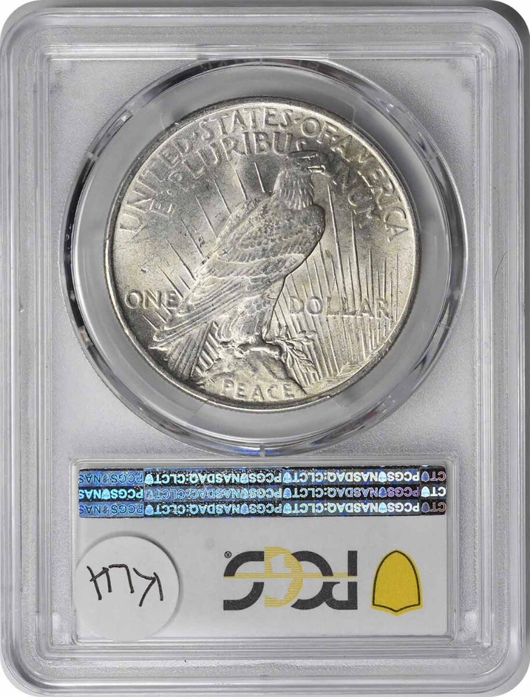1925 Peace Silver Dollar MS63 PCGS
