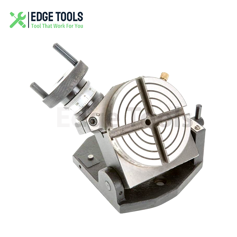 Rotary Table Tilting 4"Inch With 3 Jaw 65mm Mini Lathe Chuck Milling Machine USA