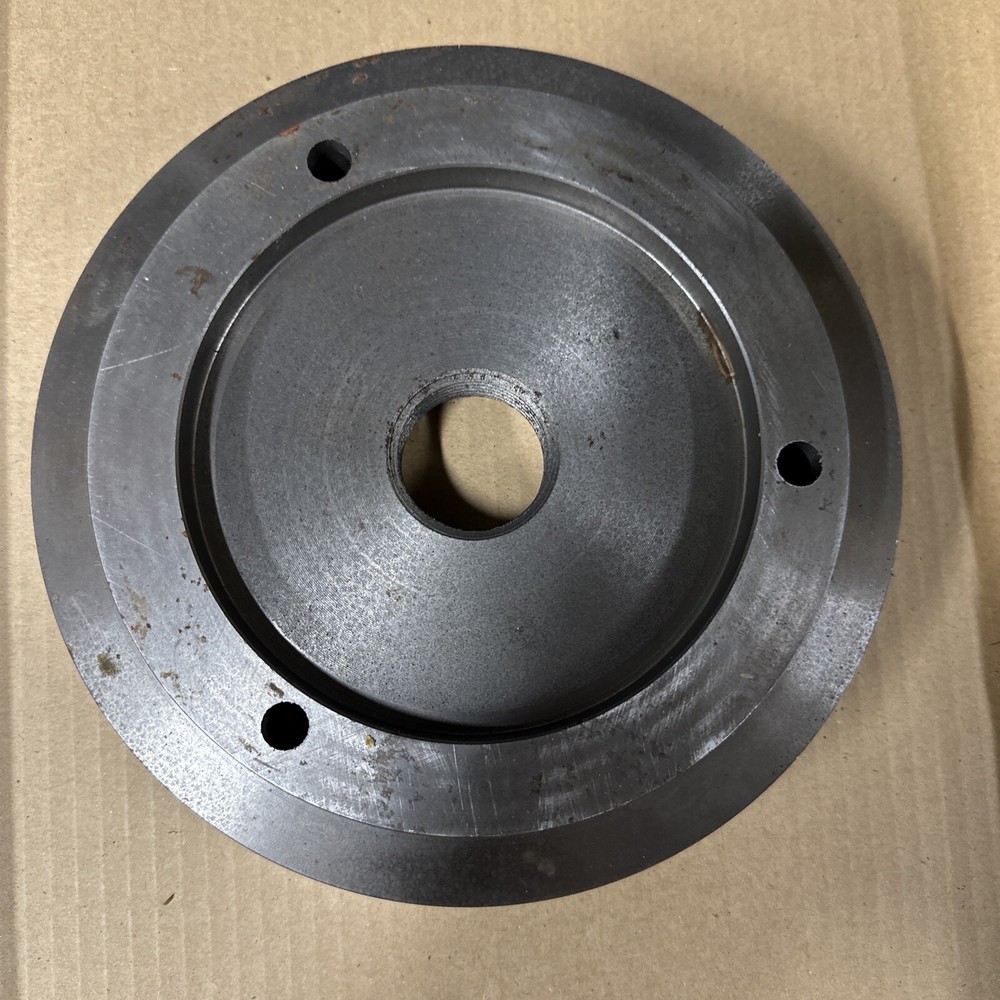 8" slotted Face Plate, lathe, rotary work table, threaded, unbranded
