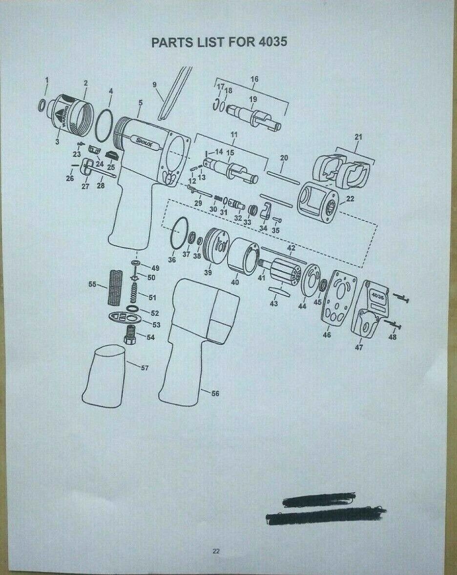 SNAP ON IM5100,PH2045,PH2050,FAR720,FAR750,FAR7200,SIOUX 4035 TRIGGER VALVE KIT
