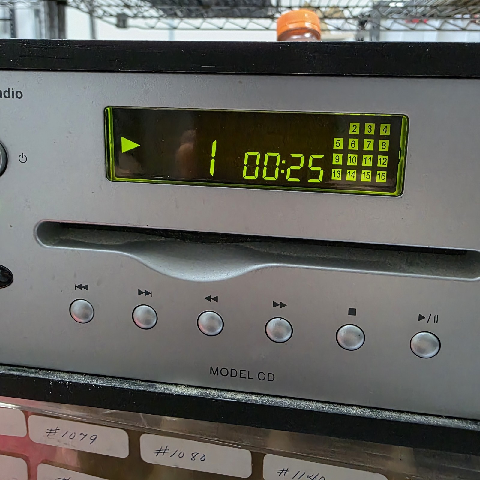 Tivoli Audio "Model CD" Micro Stereo CD Player with Power Supply - Tested Works