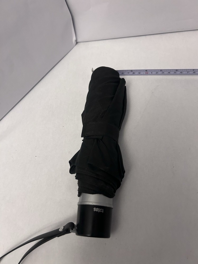 Totes Black foldable umbrella used
