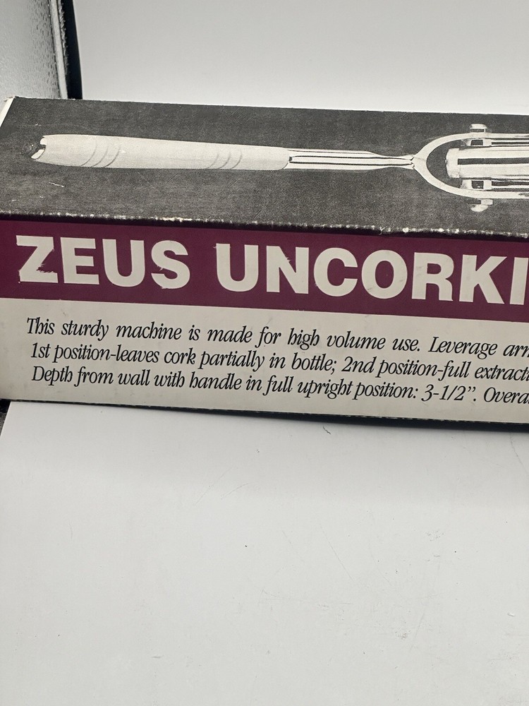 Franmara Professional Uncorking Machine Zeus 12” Leverage Arm Wall Mount