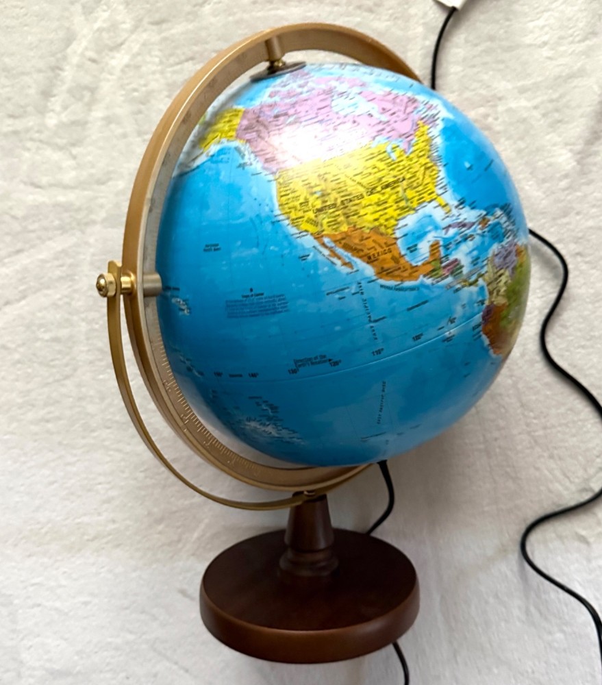 Illuminated Constellation World Globe