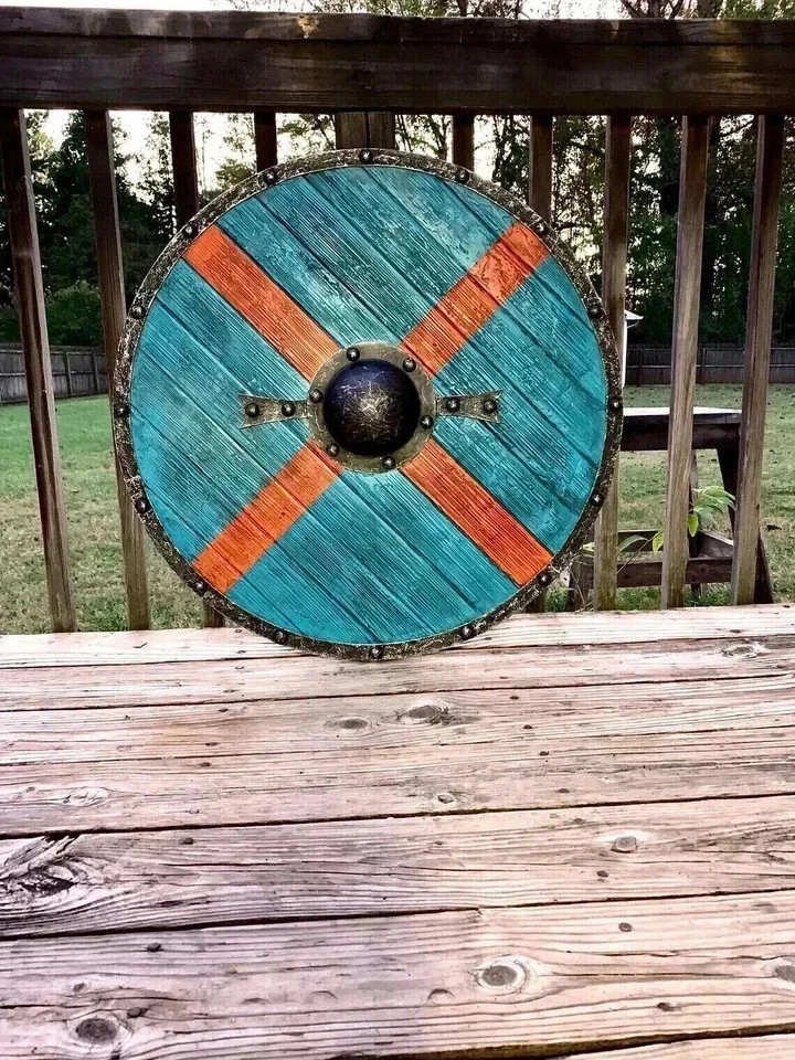 22'' Authentic Rollo Battleworn Viking Shield Viking Shield
