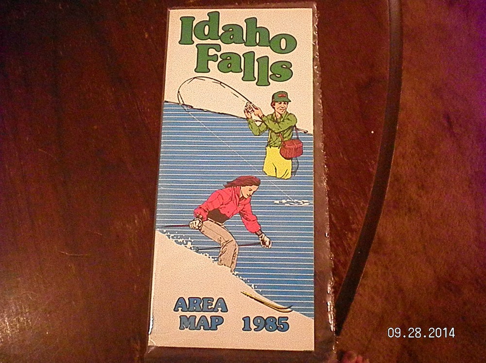 1985    " IDAHO FALLS" ROAD MAP