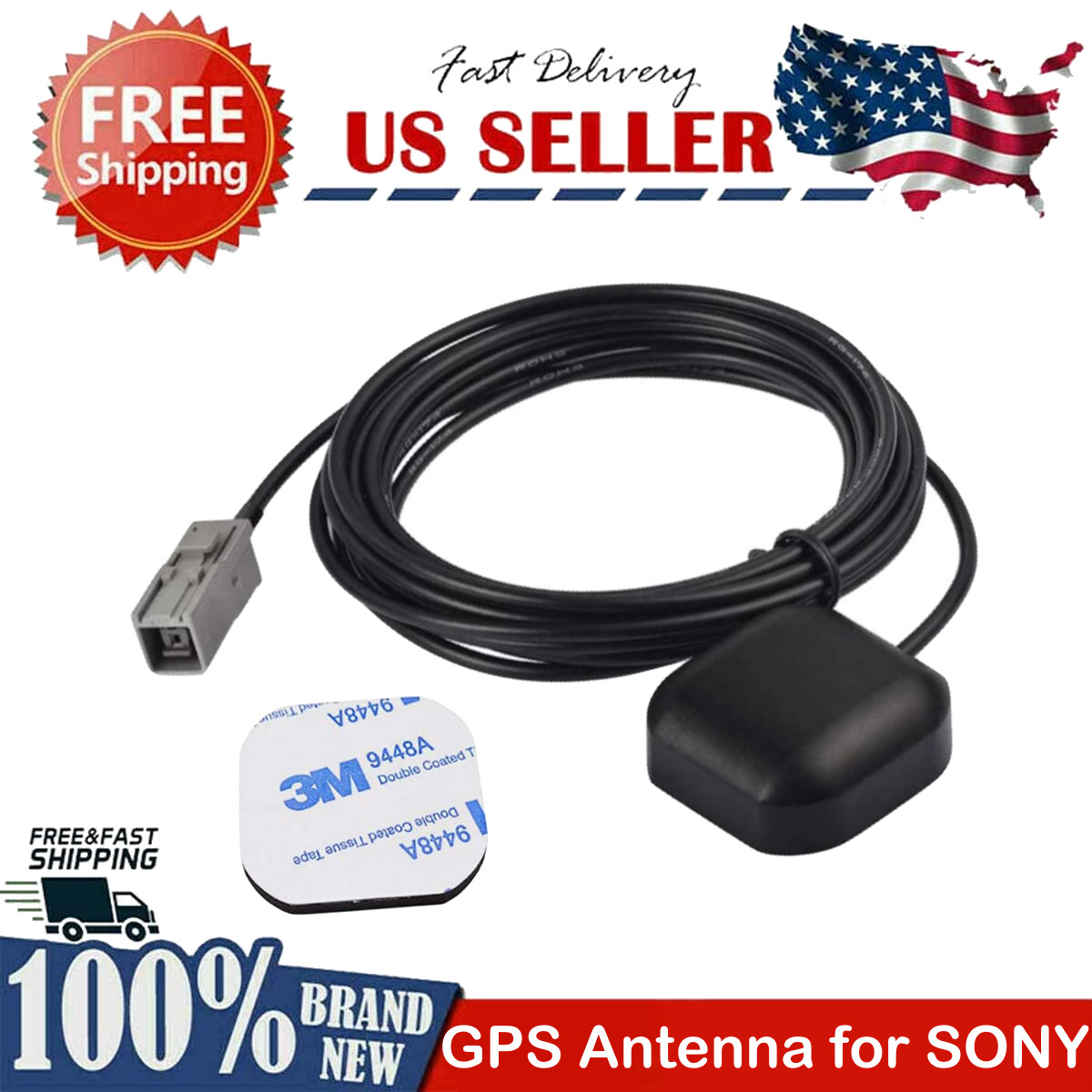 New GPS Navigation Antenna Replacement for Sony XAV-AX8500 XAVAX8500