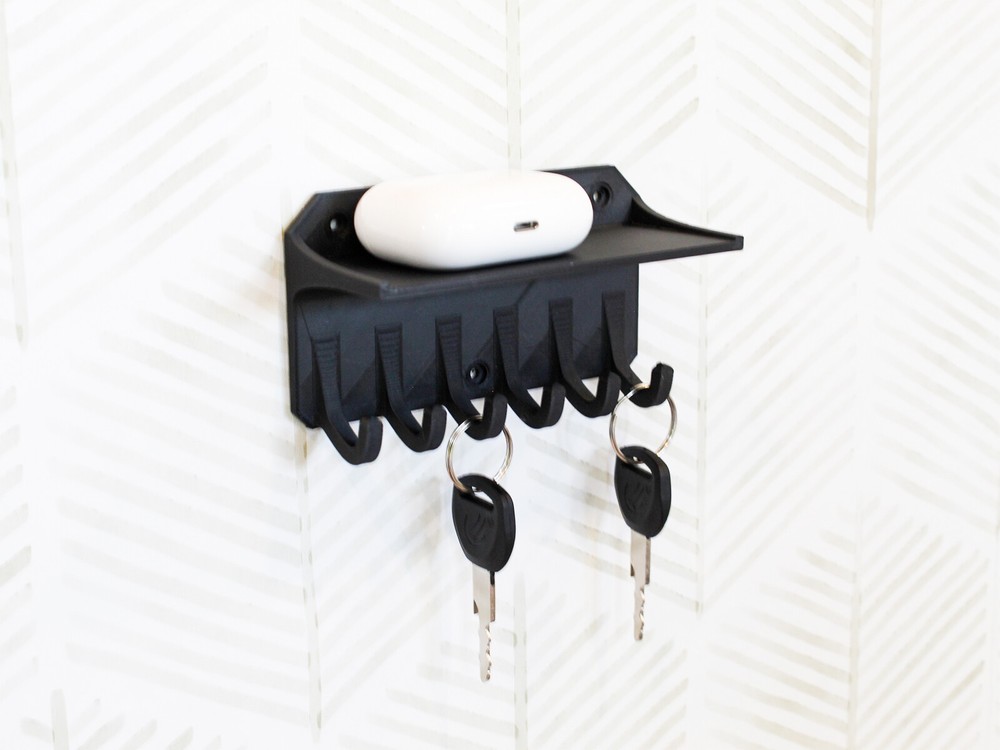 Key Shelf – 3D Printed Sleek Wall Organizer
