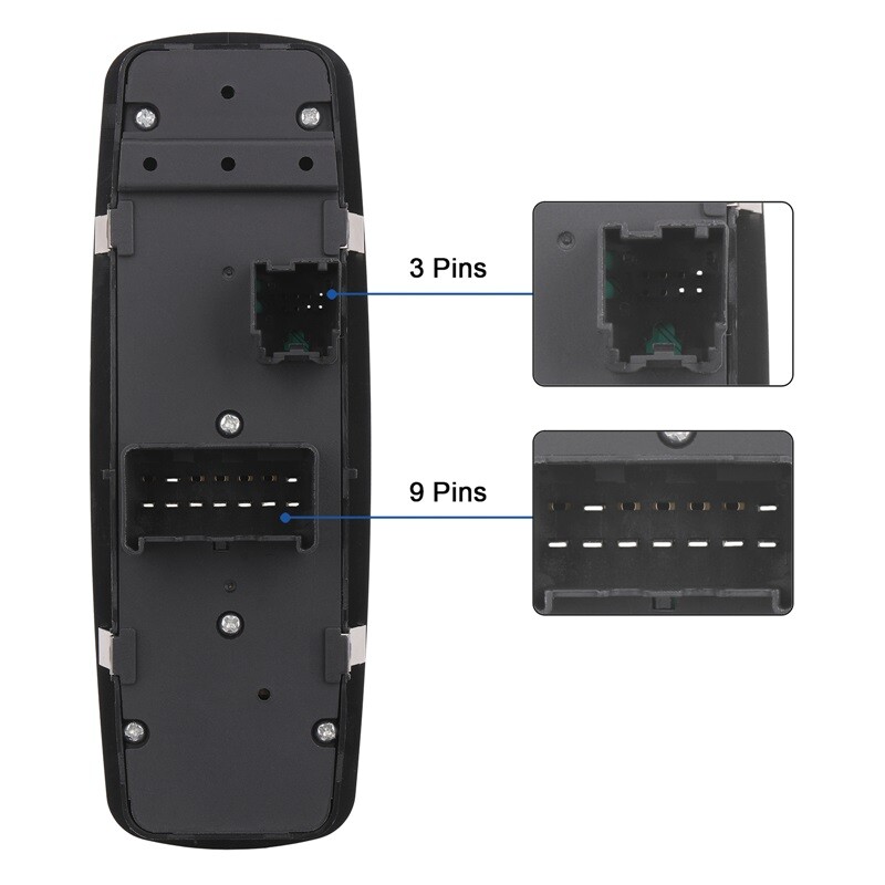 Window Switch Control Button for 2012-2014 Chrysler/Dodge/Ram 68298866AA 2 Auto