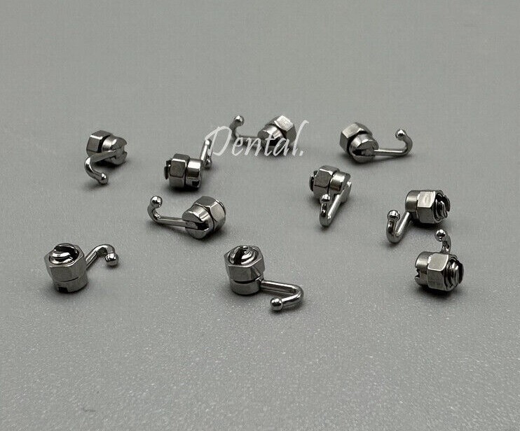 Orthodontic Crimpable Hooks Left Right Dental Arch Wire Activity Stops Hook Lock