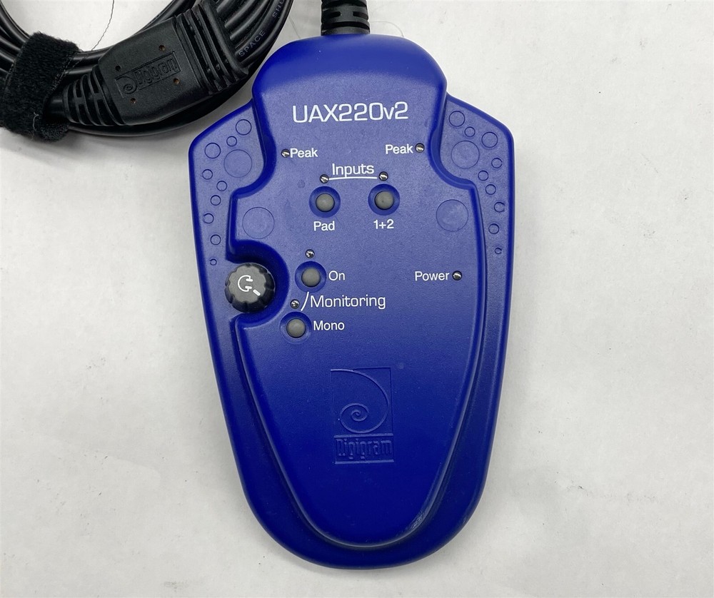 Digigram UAX220v2 USB Digital Audio Computer Recording Interface Balanced XLR