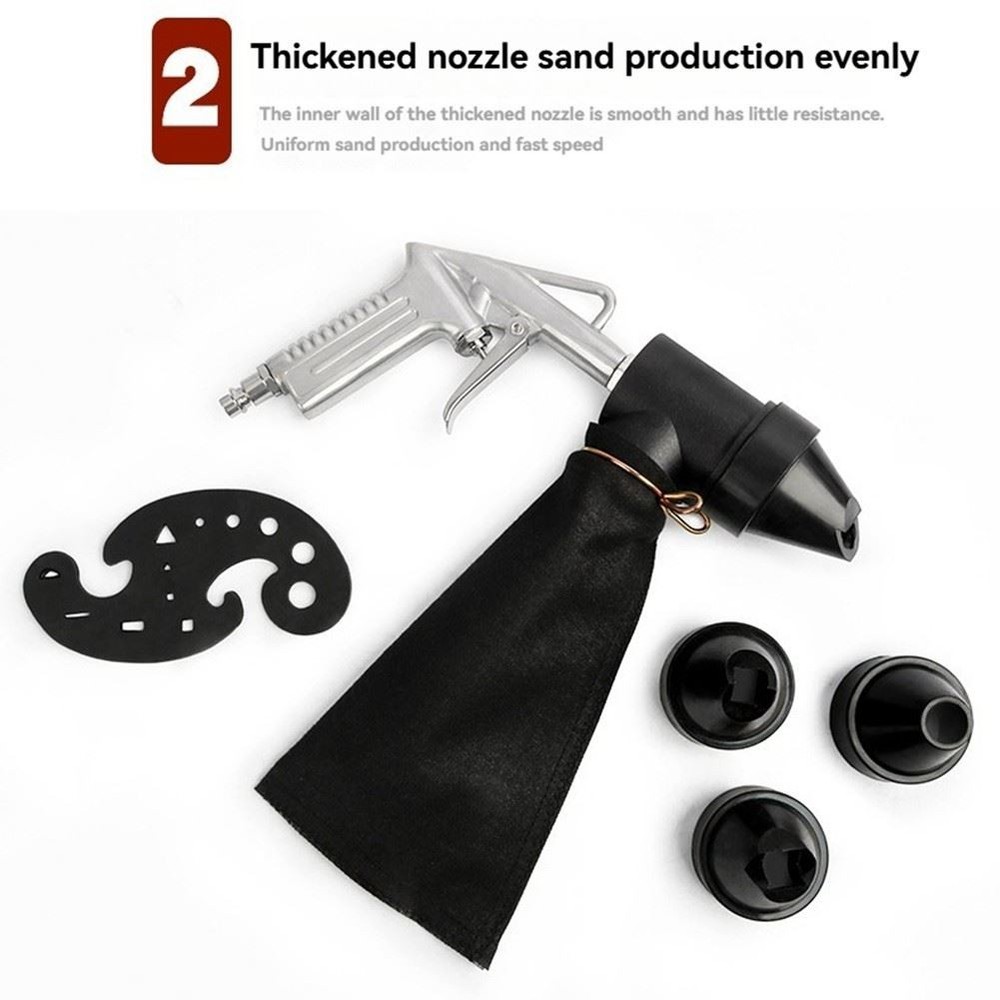 Pneumatic Sandblasting Tool Kit Sand Blasting Machine Set Versatile
