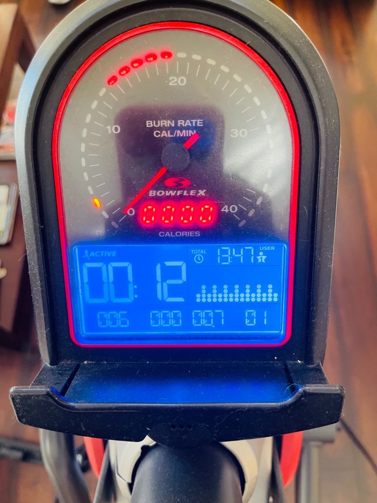 Bowflex Max Trainer M5 Stepper/Elliptical Machine Black Red Silver Barely used