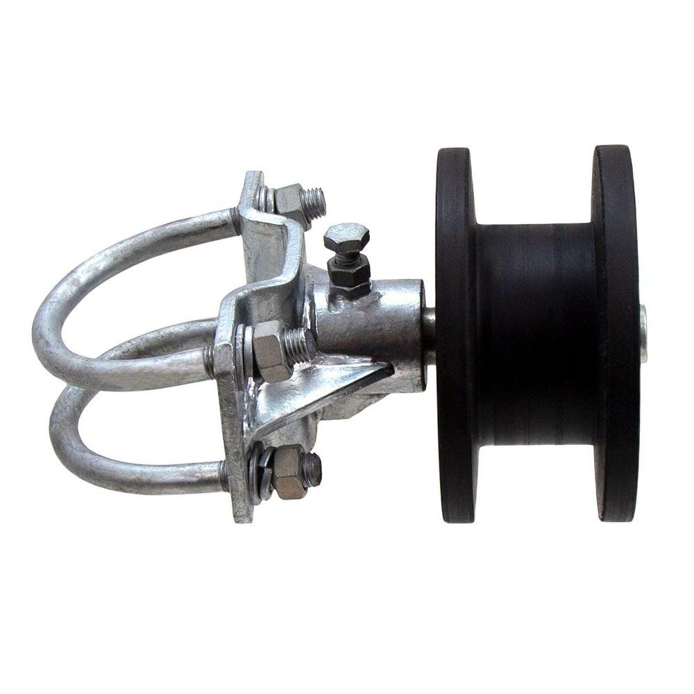 4" Round Post x 2" Square Gate Premium Nylon Cantilever Roller Gate Roller