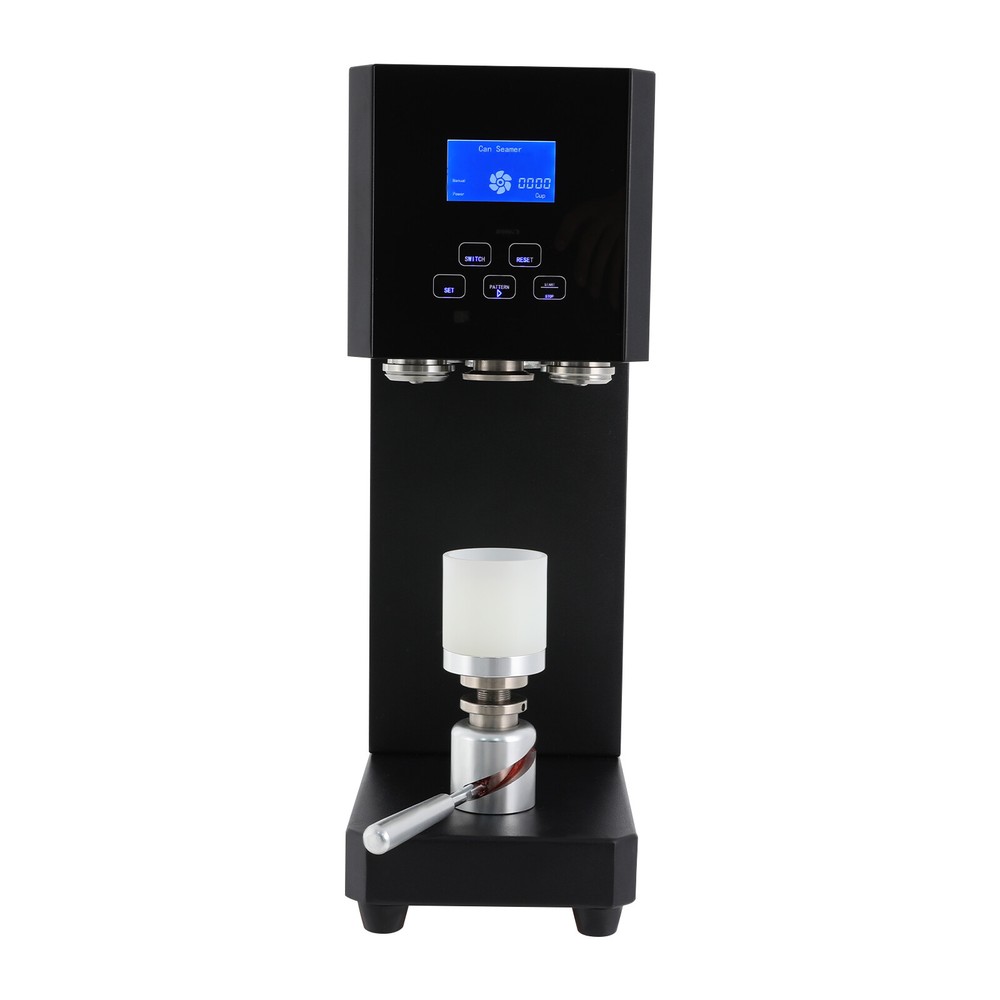 Semi Automatic Can Sealing Machine Pop Cola Can Sealer Container Plastic Bottles