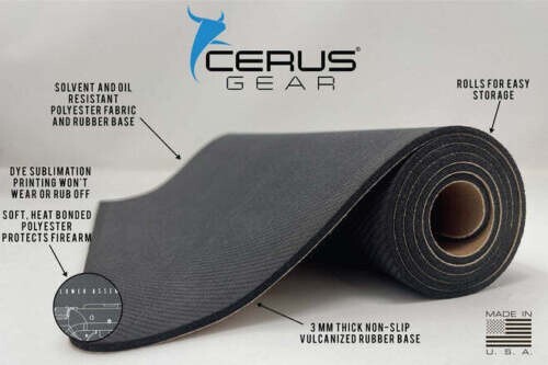 RUGER 5.7 HANDGUN SCHEMATIC GUN MAT