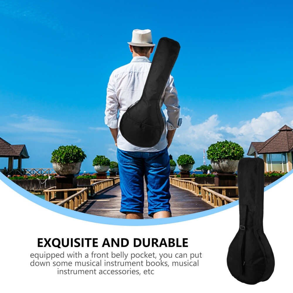 Practical Mandolin Bag Thicken Mandolin Backpack Portable Mandolin Bag