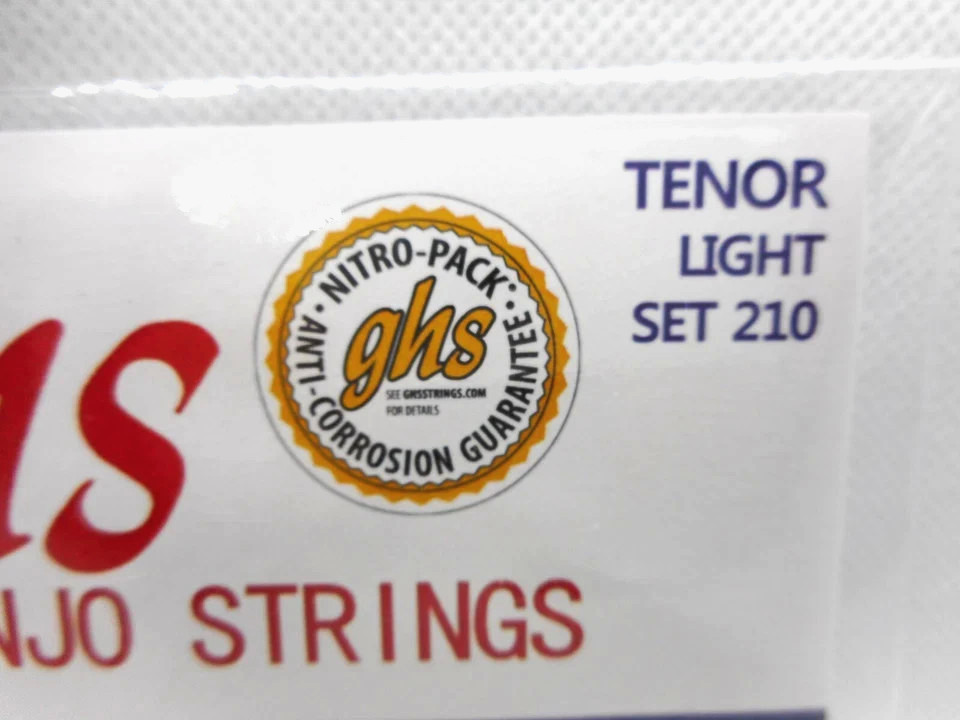 GHS 4 STRING TENOR BANJO STRING SET 210-LOOP END PHOSPHOR BRONZE