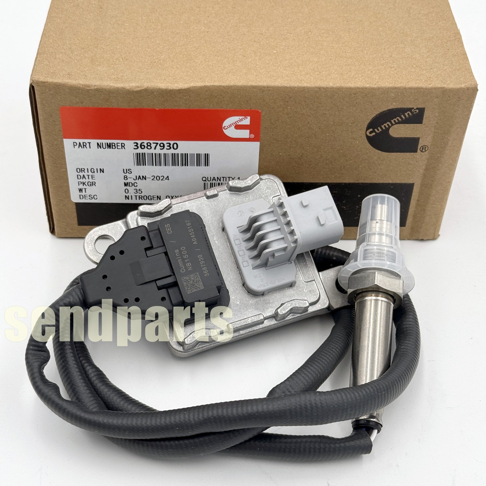 OEM NOx Nitrogen Oxide Sensor 4326870 3687930 Superced P/n 4326870RX New