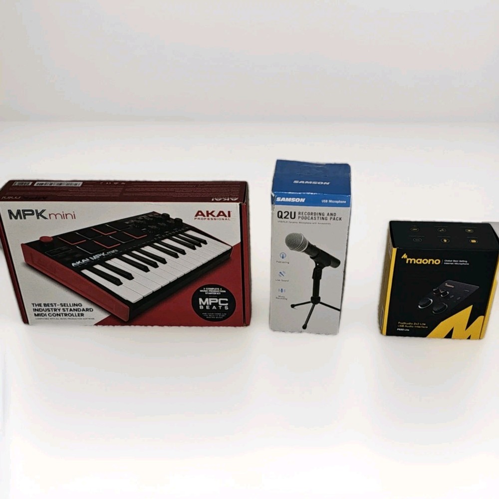 Music Recording Studio Equipment Bundle