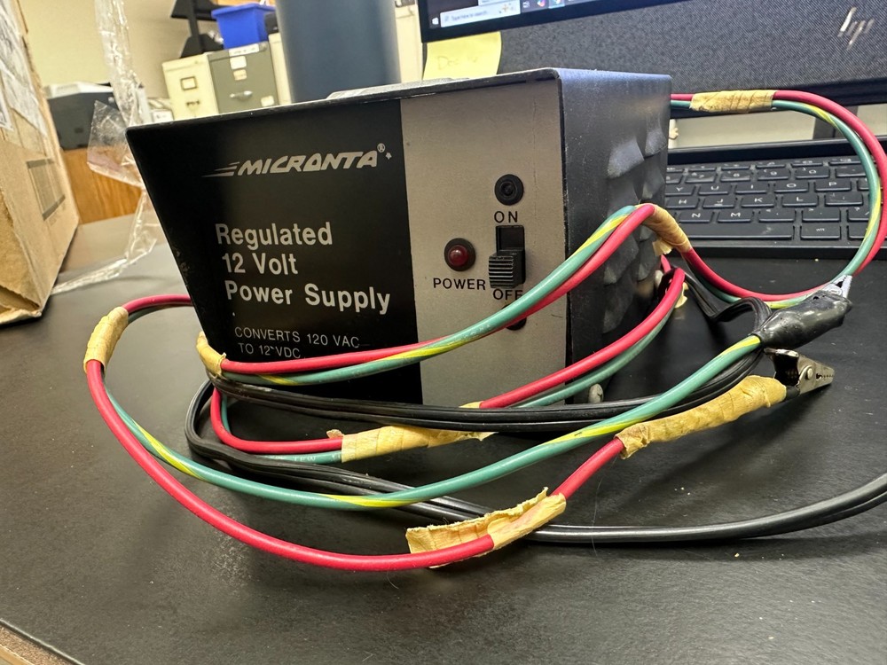 Micronta Regulated 12 Volt Power Supply  (Model 22-8244)