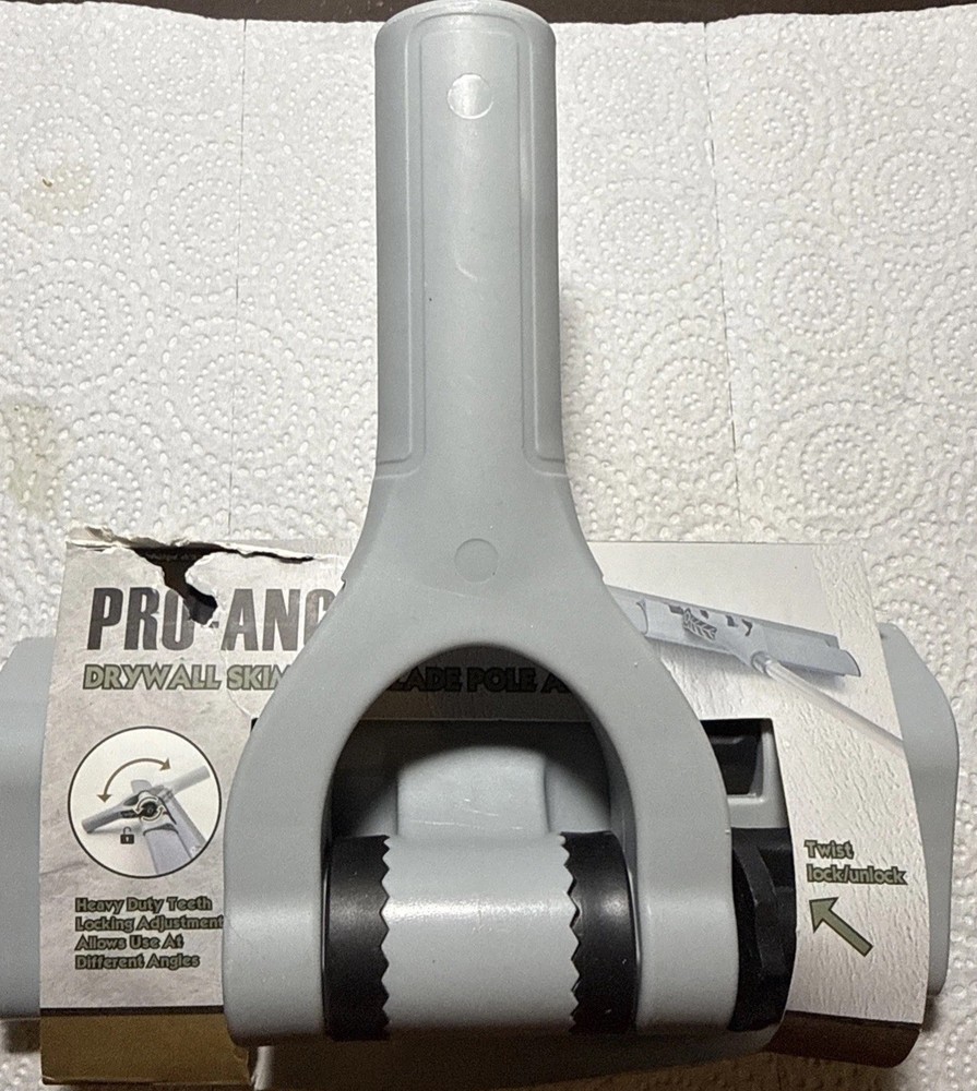 Drywall Skimming Blade Pole Adapter | Adjustable Angle Extension Tool