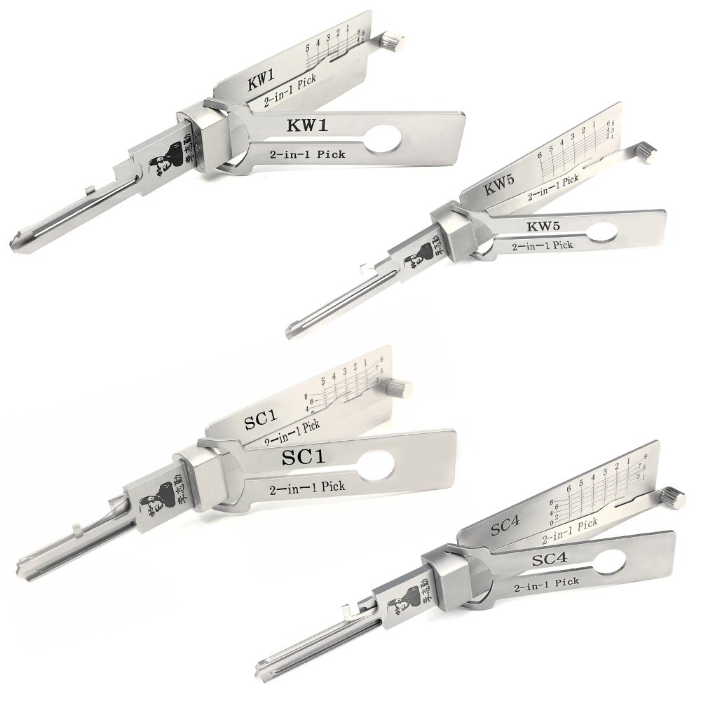 Original Lishi 2 in 1 KW1, KW5, SC1, SC4, AM5, MI/MS2