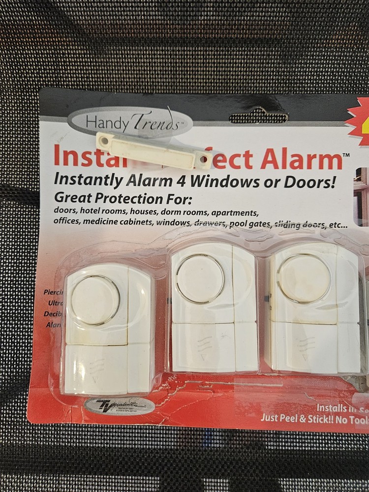 Instant Alarm 4 Count Value Pack for Doors Windows Home Security Used
