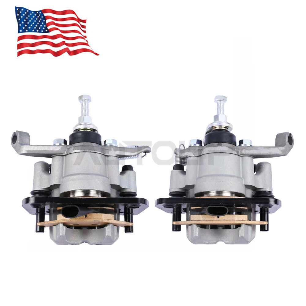 Rear Left + Right Brake Calipers W/Pads fit KAWASAKI KAF820 1000 MULE PRO 15-23