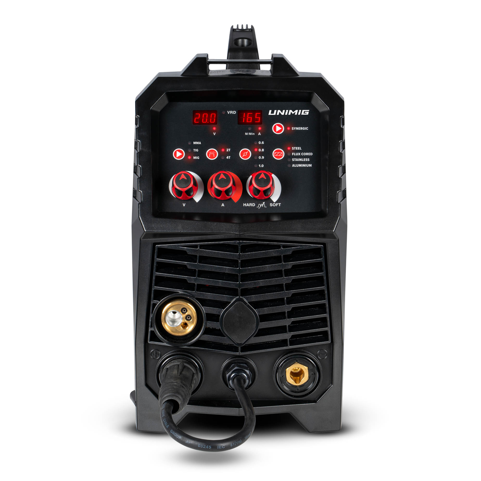 UNIMIG VIPER Multi 165 Mig Tig Welder + Helmet Wire Parts Bundle PK11101 U11006K