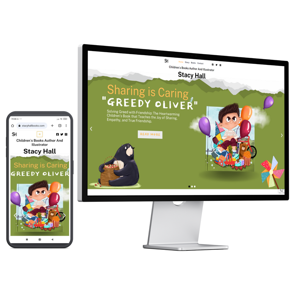 Illustrator Website Design Wordpress Responsive FREE Domain and Hosting SEO