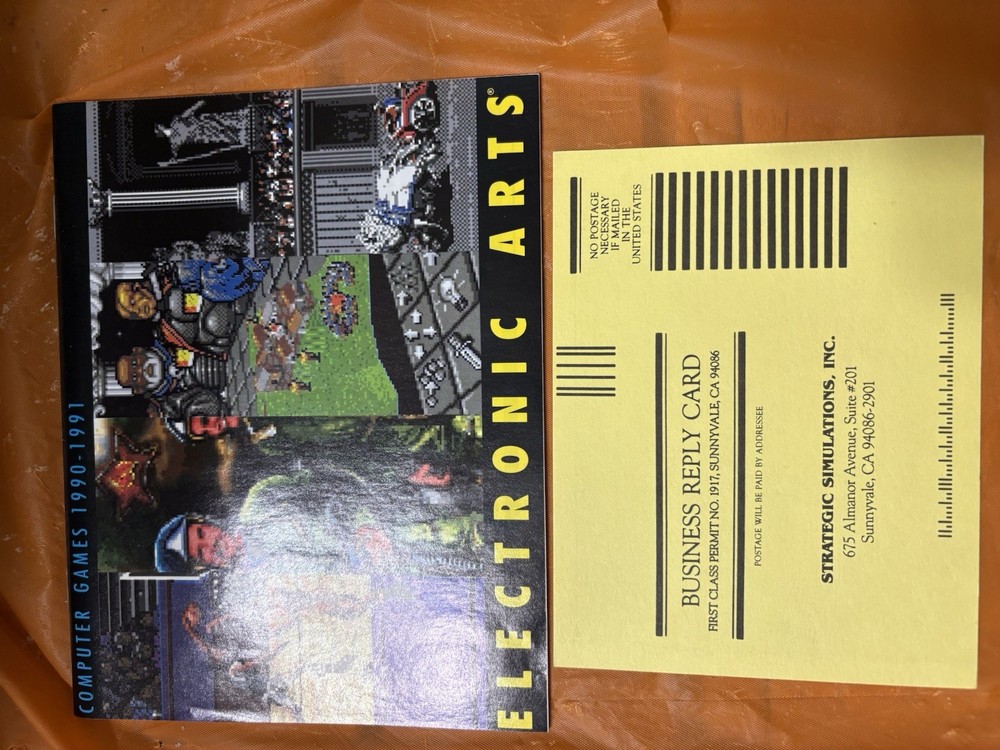 Advanced Dungeons & Dragons Dragonstrike Dragonlance Amiga Complete EUC