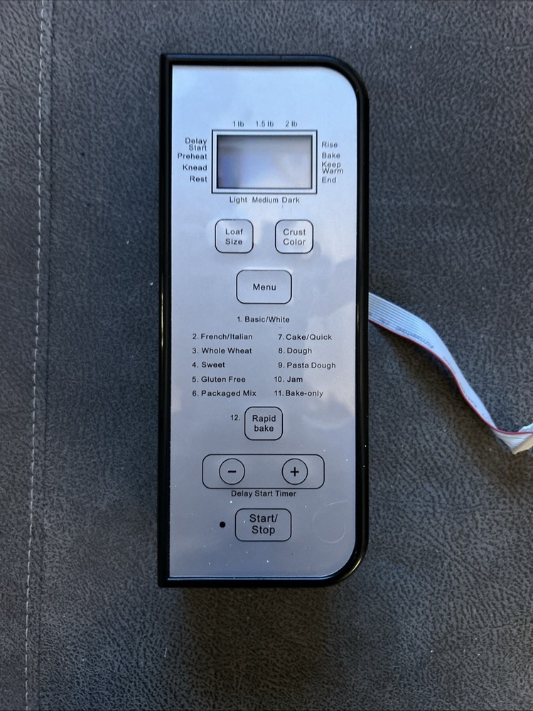 Cuisinart CBK-100 2 Pound Bread Maker Replacement Digital Display Control Board