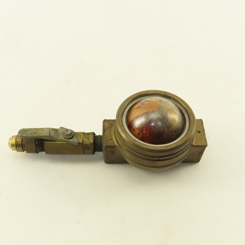 Machine Products Corp. 1/4" Brass Sight Flow Indicator